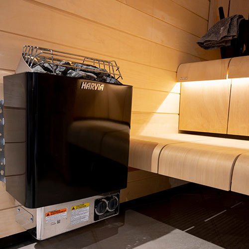 Harvia KIP60W 6kW Sauna Heater – Black (KIP Series)