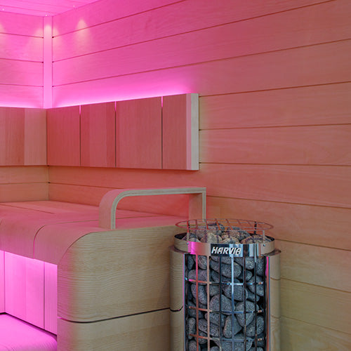 Harvia Cilindro PC80 Cilindro Half Series 8kW Stainless Steel Sauna Heater