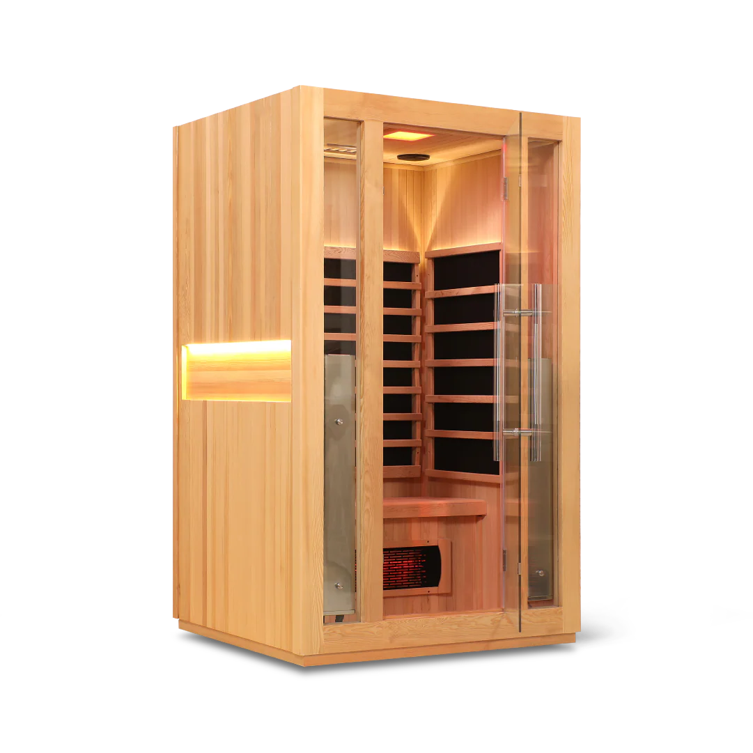 HealthSmart 2 Person Full Spectrum "Smart" WIFI Infrared Sauna