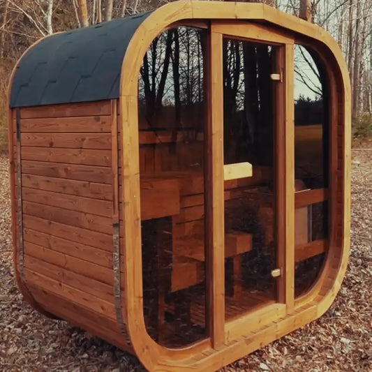 Mande Spa USA MW12 | Premium 3 Person Outdoor Sauna