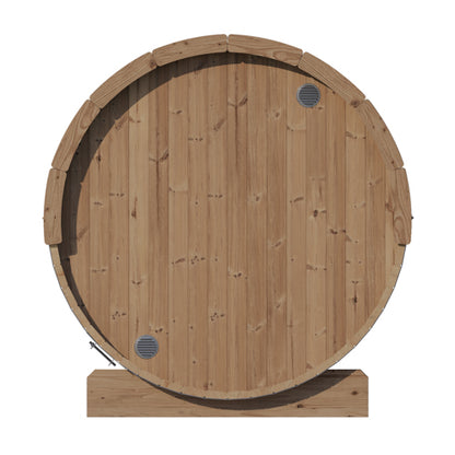 SaunaLife Model E7 4-Person Barrel Sauna | ERGO Series 71” Outdoor