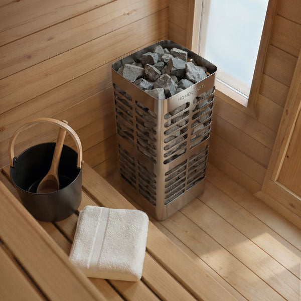 Leisurecraft Canadian Timber CT Palmer Cabin Sauna| Premium 4-Person Outdoor Sauna