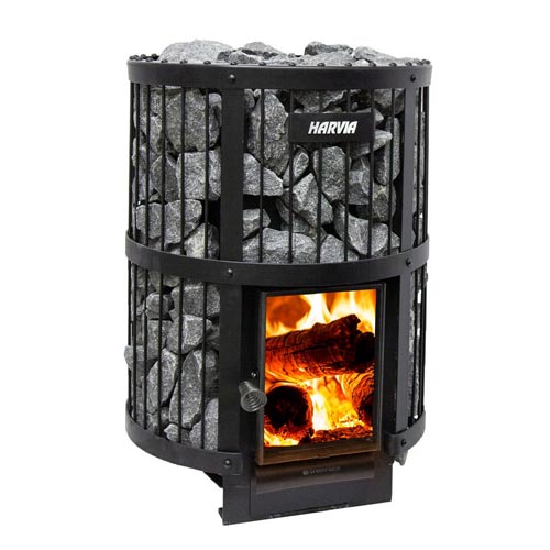 Harvia GreenFlame 240 Wood-Burning Sauna Stove