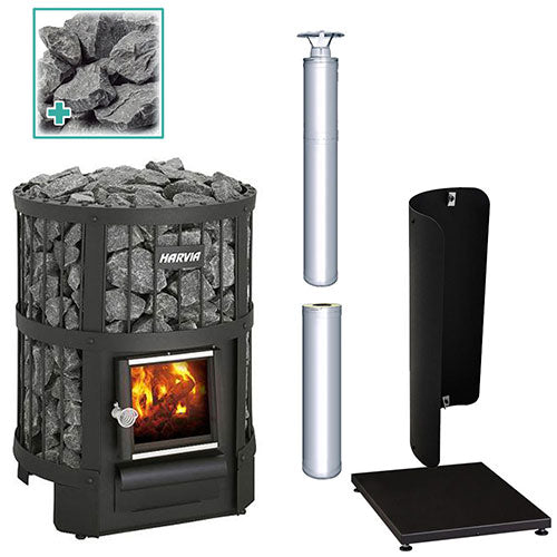 Harvia Legend 150 SS Sauna Stove Package