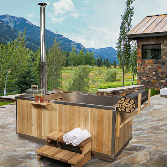 Leisurecraft The Starlight Wood Burning Hot Tub