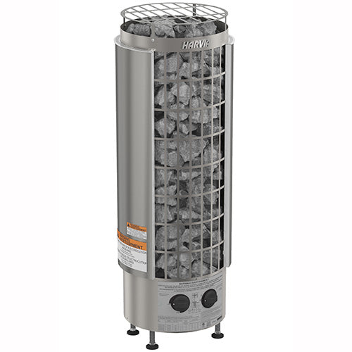 Harvia Cilindro PC80  Cilindro Half Series 8kW Stainless Steel Sauna Heater