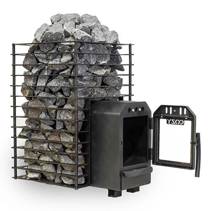 Cozy Heat Quattro Thru-Wall Sauna Stove (12kW / 18kW)