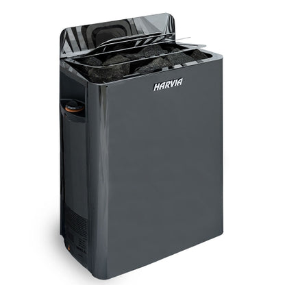 Harvia The Wall SW80 Sauna Heater Package (Black)