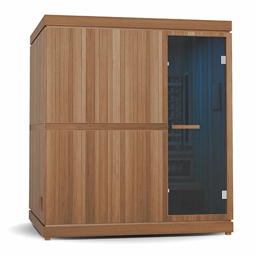 Finnmark FD-5 Trinity XL Infrared & Steam Sauna Combo | 4 Person Home Sauna with Harvia Heater
