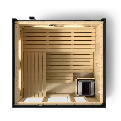 Kohler C1 5 Person Indoor Sauna | Large Luxury Graphite Grey Sauna