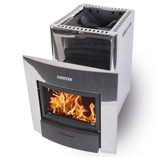 Harvia Pro 20 Duo Steel Wood-Burning Sauna Stove