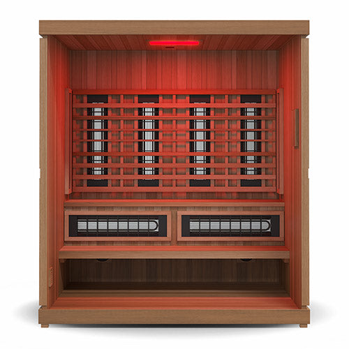 Finnmark FD-5 Trinity XL Infrared & Steam Sauna Combo | 4 Person Home Sauna with Harvia Heater