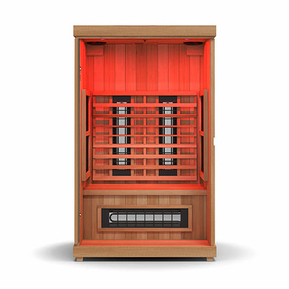 Finnmark FD-2 Full Spectrum Infrared Sauna | 2 Person Home Infrared Sauna 170°F