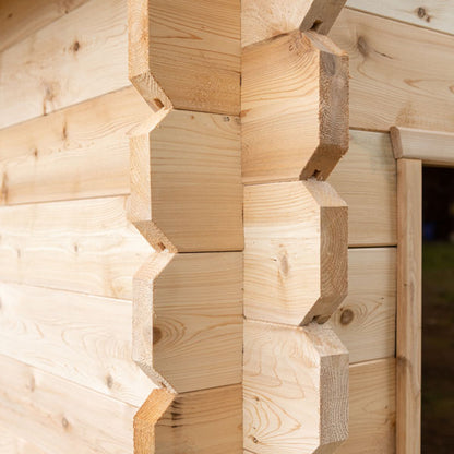 Leisurecraft CT Georgian Cabin Sauna | Premium 6-Person Outdoor Sauna