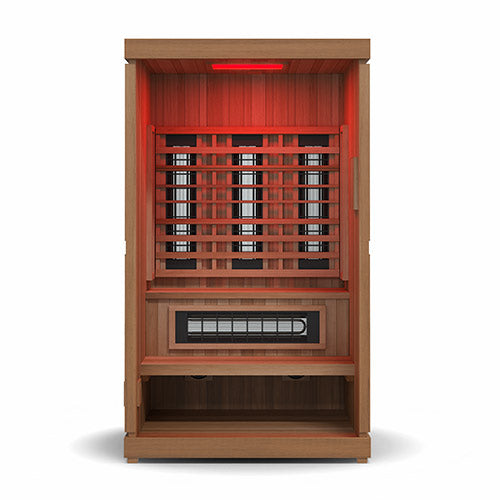 Finnmark FD-4 Trinity Infrared & Steam Sauna Combo | 2 Person Home Sauna with Harvia Heater