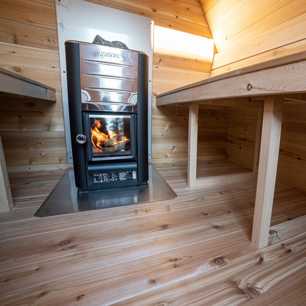 Leisurecraft CT MiniPOD Sauna| Premium 4-Person Outdoor Sauna