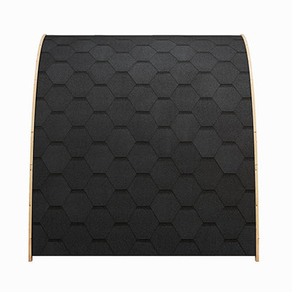 SaunaLife Model G3 Outdoor Sauna | 6 Person Thermo-Spruce Garden Sauna Kit