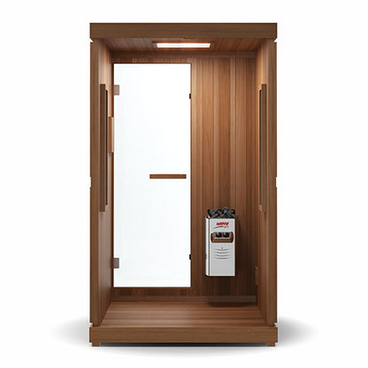 Finnmark FD-4 Trinity Infrared & Steam Sauna Combo | 2 Person Home Sauna with Harvia Heater