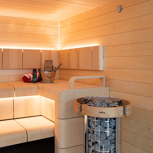 Harvia Cilindro PC60E  Cilindro Half Series 6kW Stainless Steel Sauna Heater