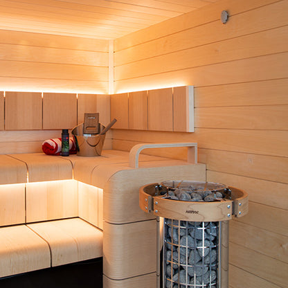 Harvia Cilindro PC60E  Cilindro Half Series 6kW Stainless Steel Sauna Heater