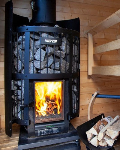 Harvia GreenFlame 240 Wood-Burning Sauna Stove
