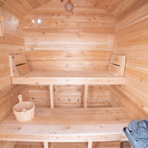 Leisurecraft CT Granby Cabin Sauna|Premium 3-Person Outdoor Sauna