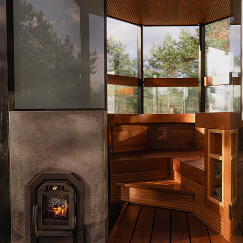 Cozy Heat SW Thru-Wall Sauna Stove (12kW / 18kW)