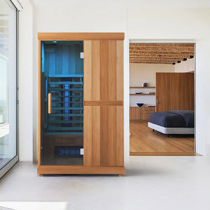 Finnmark FD-2 Full Spectrum Infrared Sauna | 2 Person Home Infrared Sauna 170°F