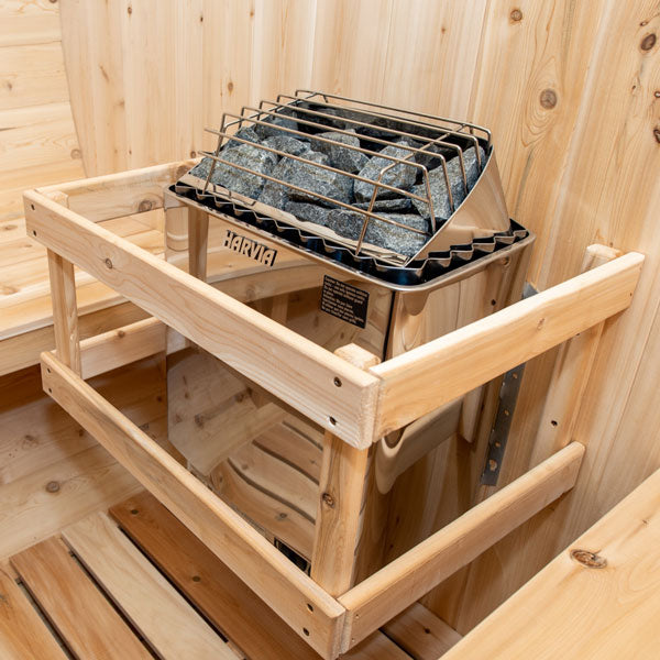 Leisurecraft CT Tranquility Barrel Sauna| Premium 6-Person Outdoor Sauna