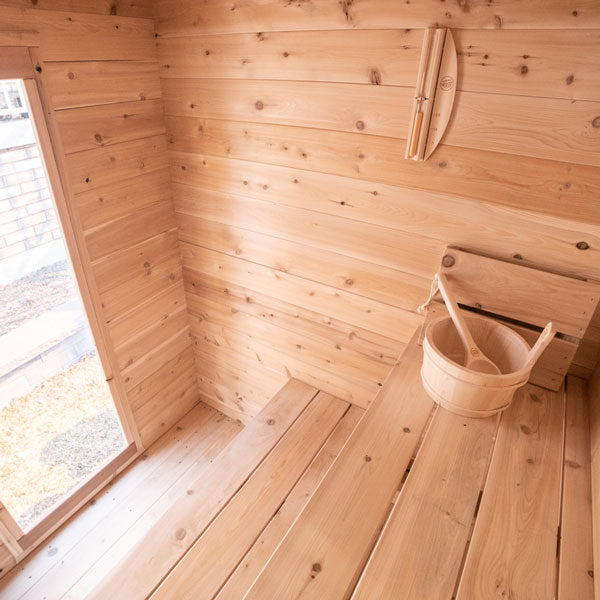 Leisurecraft CT Granby Cabin Sauna|Premium 3-Person Outdoor Sauna