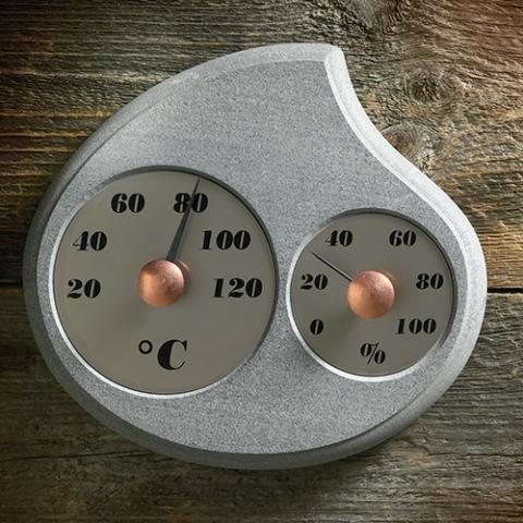 Hukka Maininki Sauna Thermometer &amp; Hygrometer (Droplet Combo)