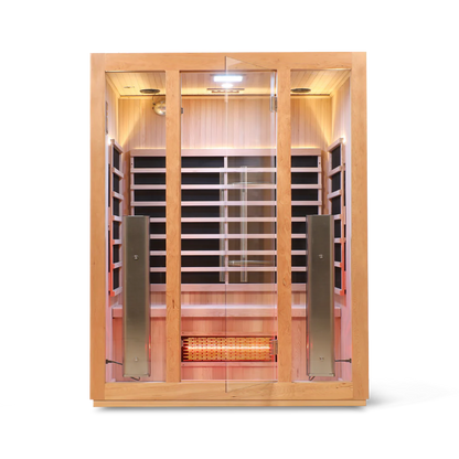 HealthSmart 3 Person Full Spectrum "Smart" WIFI Infrared Sauna