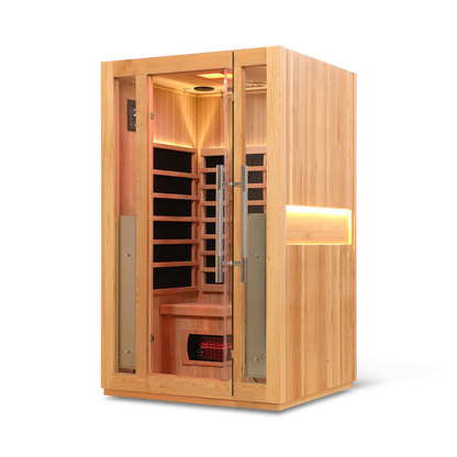 HealthSmart 2 Person Full Spectrum "Smart" WIFI Infrared Sauna
