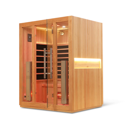 HealthSmart 3 Person Full Spectrum "Smart" WIFI Infrared Sauna