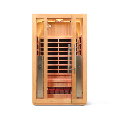 HealthSmart 2 Person Full Spectrum "Smart" WIFI Infrared Sauna