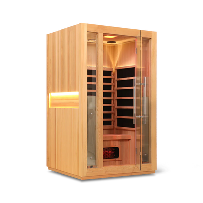 HealthSmart 2 Person Full Spectrum "Smart" WIFI Infrared Sauna