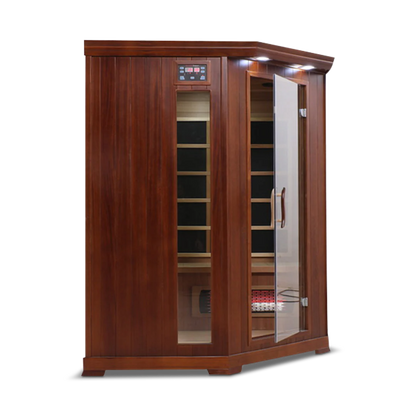 HealthSmart 4 Person Full Spectrum Corner Infrared Sauna