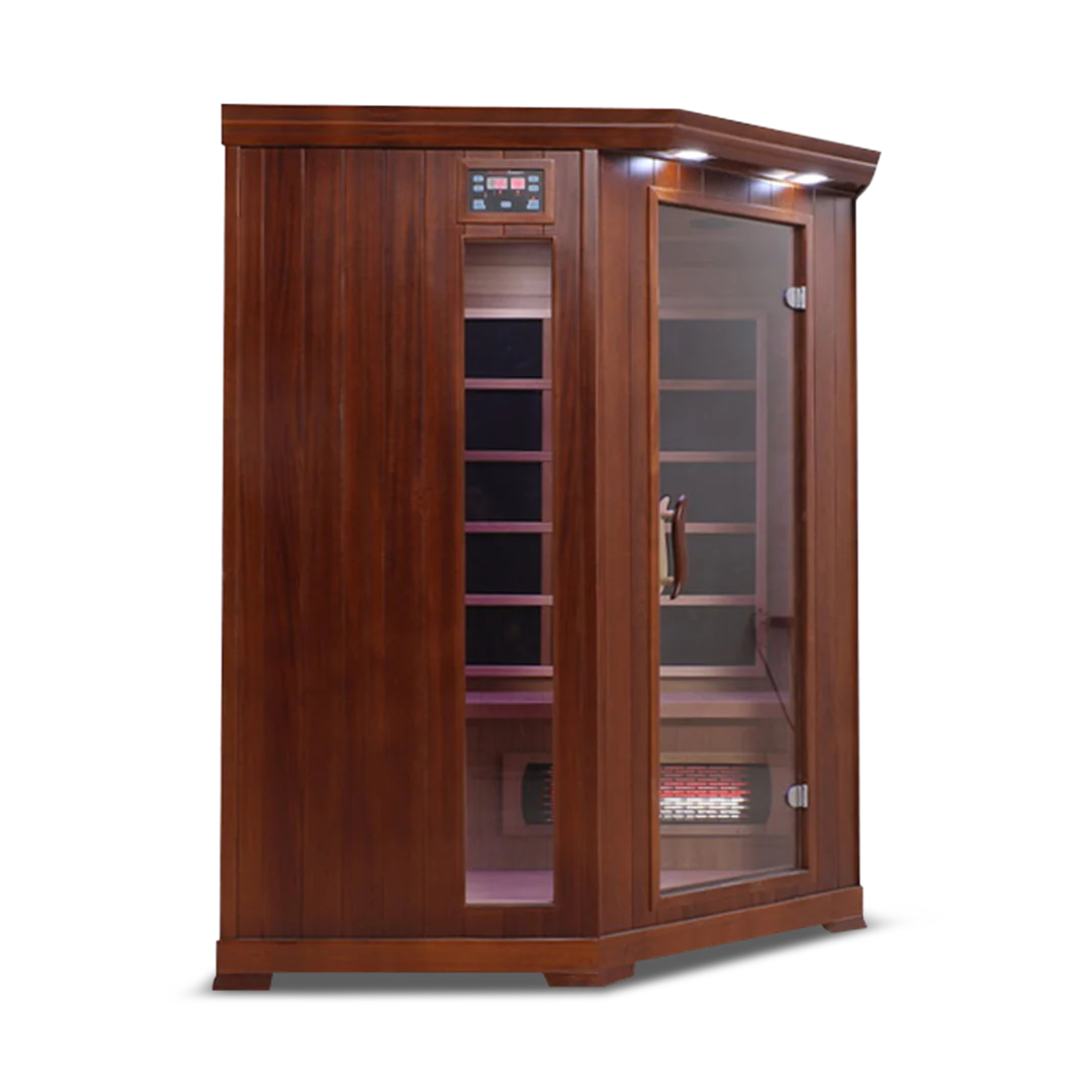 HealthSmart 4 Person Full Spectrum Corner Infrared Sauna