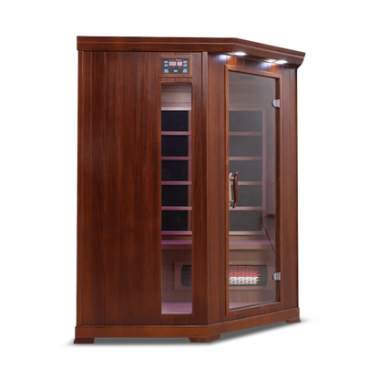 HealthSmart 4 Person Full Spectrum Corner Infrared Sauna