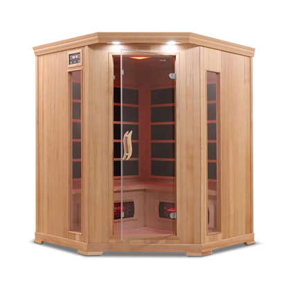 HealthSmart 4 Person Full Spectrum Corner Infrared Sauna