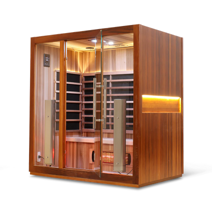 HealthSmart 4 Person Full Spectrum "Smart" WIFI Infrared Sauna
