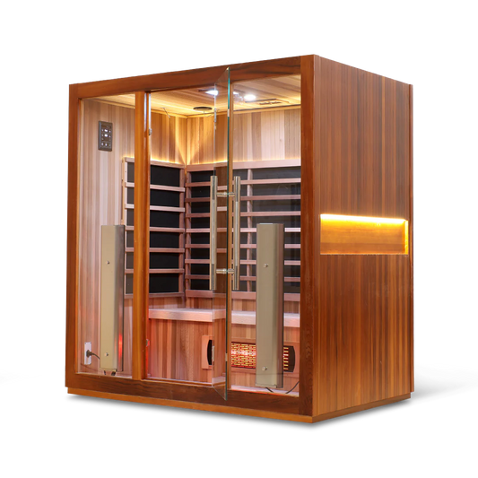 HealthSmart 4 Person Full Spectrum "Smart" WIFI Infrared Sauna