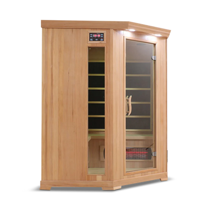 HealthSmart 4 Person Full Spectrum Corner Infrared Sauna