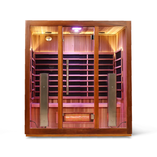 HealthSmart 4 Person Full Spectrum "Smart" WIFI Infrared Sauna