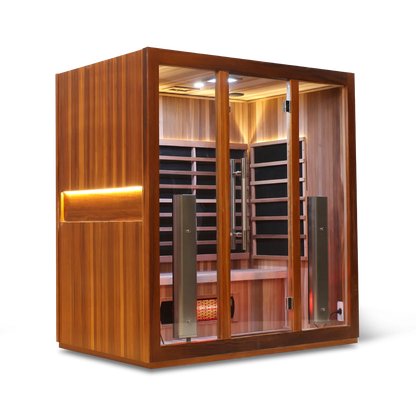 HealthSmart 4 Person Full Spectrum "Smart" WIFI Infrared Sauna