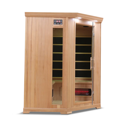 HealthSmart 4 Person Full Spectrum Corner Infrared Sauna
