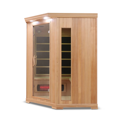 HealthSmart 4 Person Full Spectrum Corner Infrared Sauna