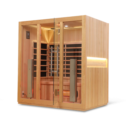 HealthSmart 4 Person Full Spectrum "Smart" WIFI Infrared Sauna