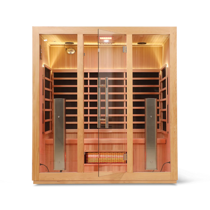 HealthSmart 4 Person Full Spectrum "Smart" WIFI Infrared Sauna