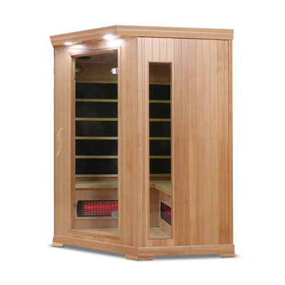 HealthSmart 4 Person Full Spectrum Corner Infrared Sauna